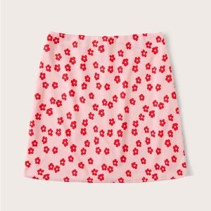 Flower mini skirt